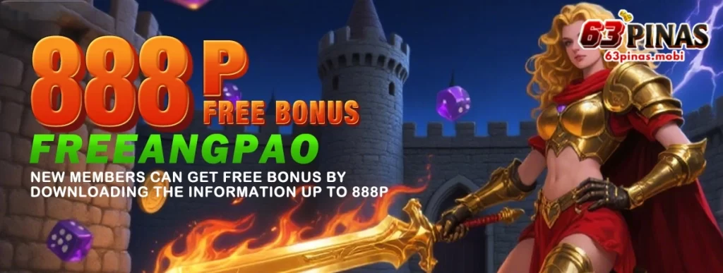 63PINAS mobile casino platform download page showing app installation options for login